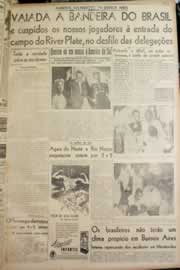 Página do jornal Correio do Ceará de janeiro de 1946