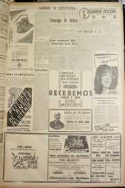 Página do jornal Correio do Ceará de janeiro de 1946