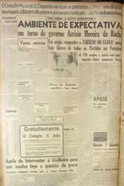 Página do jornal Correio do Ceará de janeiro de 1946