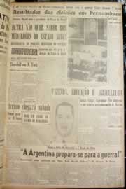 Página do jornal Correio do Ceará de janeiro de 1946