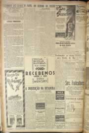 Página do jornal Correio do Ceará de janeiro de 1946