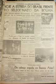 Página do jornal Correio do Ceará de janeiro de 1946