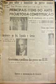 Página do jornal Correio do Ceará de janeiro de 1946