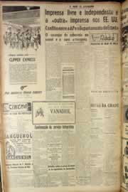 Página do jornal Correio do Ceará de janeiro de 1946