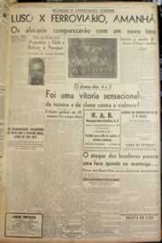 Página do jornal Correio do Ceará de janeiro de 1946