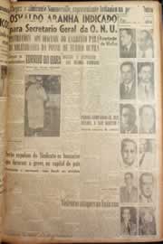 Página do jornal Correio do Ceará de janeiro de 1946