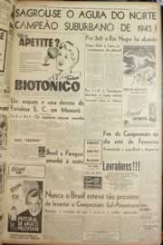 Página do jornal Correio do Ceará de janeiro de 1946