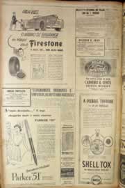 Página do jornal Correio do Ceará de janeiro de 1946