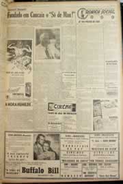 Página do jornal Correio do Ceará de janeiro de 1946