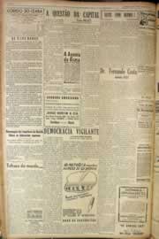 Página do jornal Correio do Ceará de janeiro de 1946