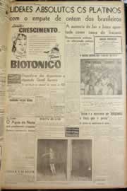 Página do jornal Correio do Ceará de janeiro de 1946