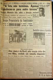 Página do jornal Correio do Ceará de fevereiro de 1946