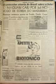 Página do jornal Correio do Ceará de fevereiro de 1946