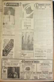 Página do jornal Correio do Ceará de fevereiro de 1946