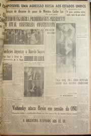 Página do jornal Correio do Ceará de fevereiro de 1946