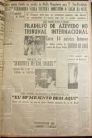 Página do jornal Correio do Ceará de fevereiro de 1946