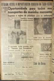 Página do jornal Correio do Ceará de fevereiro de 1946