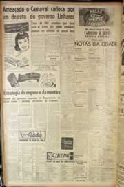 Página do jornal Correio do Ceará de fevereiro de 1946
