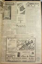 Página do jornal Correio do Ceará de fevereiro de 1946