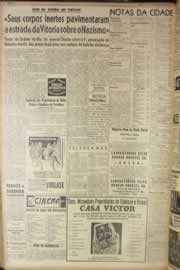 Página do jornal Correio do Ceará de fevereiro de 1946