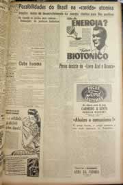 Página do jornal Correio do Ceará de fevereiro de 1946