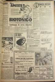 Página do jornal Correio do Ceará de fevereiro de 1946