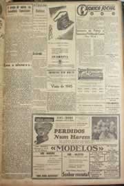 Página do jornal Correio do Ceará de março de 1946