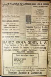 Página do jornal Correio do Ceará de março de 1946