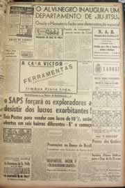Página do jornal Correio do Ceará de março de 1946