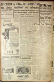Página do jornal Correio do Ceará de março de 1946