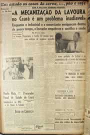 Página do jornal Correio do Ceará de março de 1946