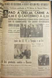 Página do jornal Correio do Ceará de março de 1946