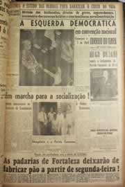 Página do jornal Correio do Ceará de março de 1946