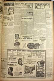 Página do jornal Correio do Ceará de março de 1946