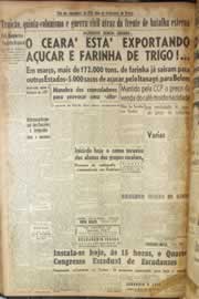 Página do jornal Correio do Ceará de março de 1946