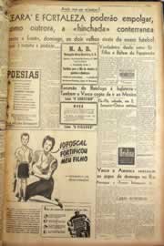 Página do jornal Correio do Ceará de abril de 1946
