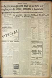 Página do jornal Correio do Ceará de abril de 1946