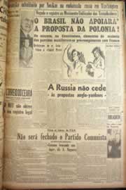 Página do jornal Correio do Ceará de abril de 1946