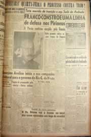 Página do jornal Correio do Ceará de abril de 1946