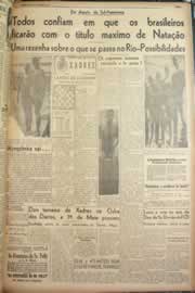 Página do jornal Correio do Ceará de abril de 1946