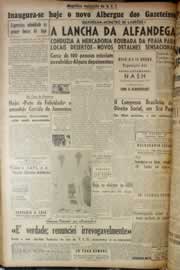 Página do jornal Correio do Ceará de abril de 1946