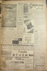 Página do jornal Correio do Ceará de abril de 1946