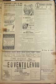 Página do jornal Correio do Ceará de maio de 1946