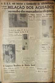 Página do jornal Correio do Ceará de maio de 1946