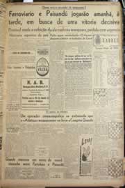 Página do jornal Correio do Ceará de maio de 1946