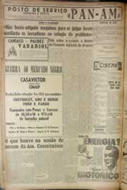 Página do jornal Correio do Ceará de maio de 1946