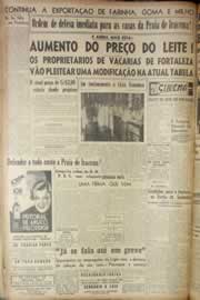 Página do jornal Correio do Ceará de maio de 1946