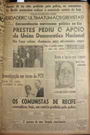 Página do jornal Correio do Ceará de maio de 1946