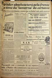 Página do jornal Correio do Ceará de junho de 1946