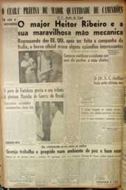 Página do jornal Correio do Ceará de junho de 1946